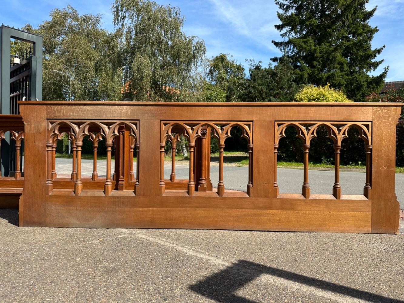 Pair Gothic - Style Communion Rails