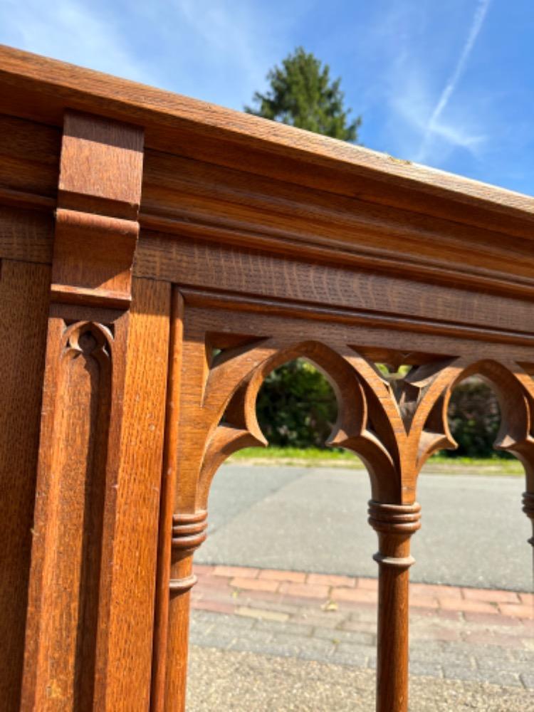 Pair Gothic - Style Communion Rails