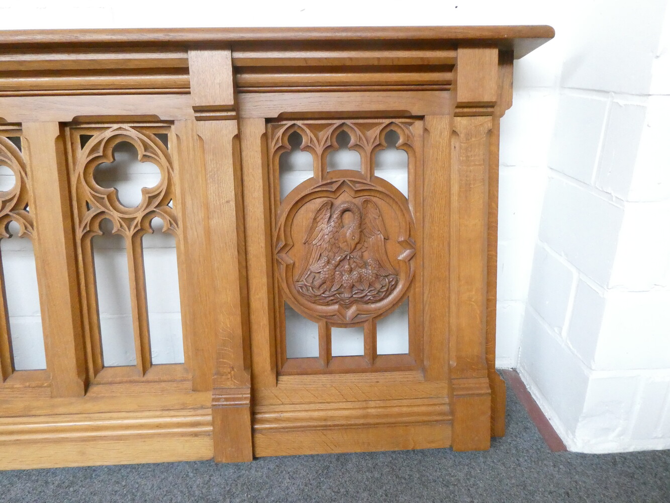 Pair Gothic - Style Communion Rails