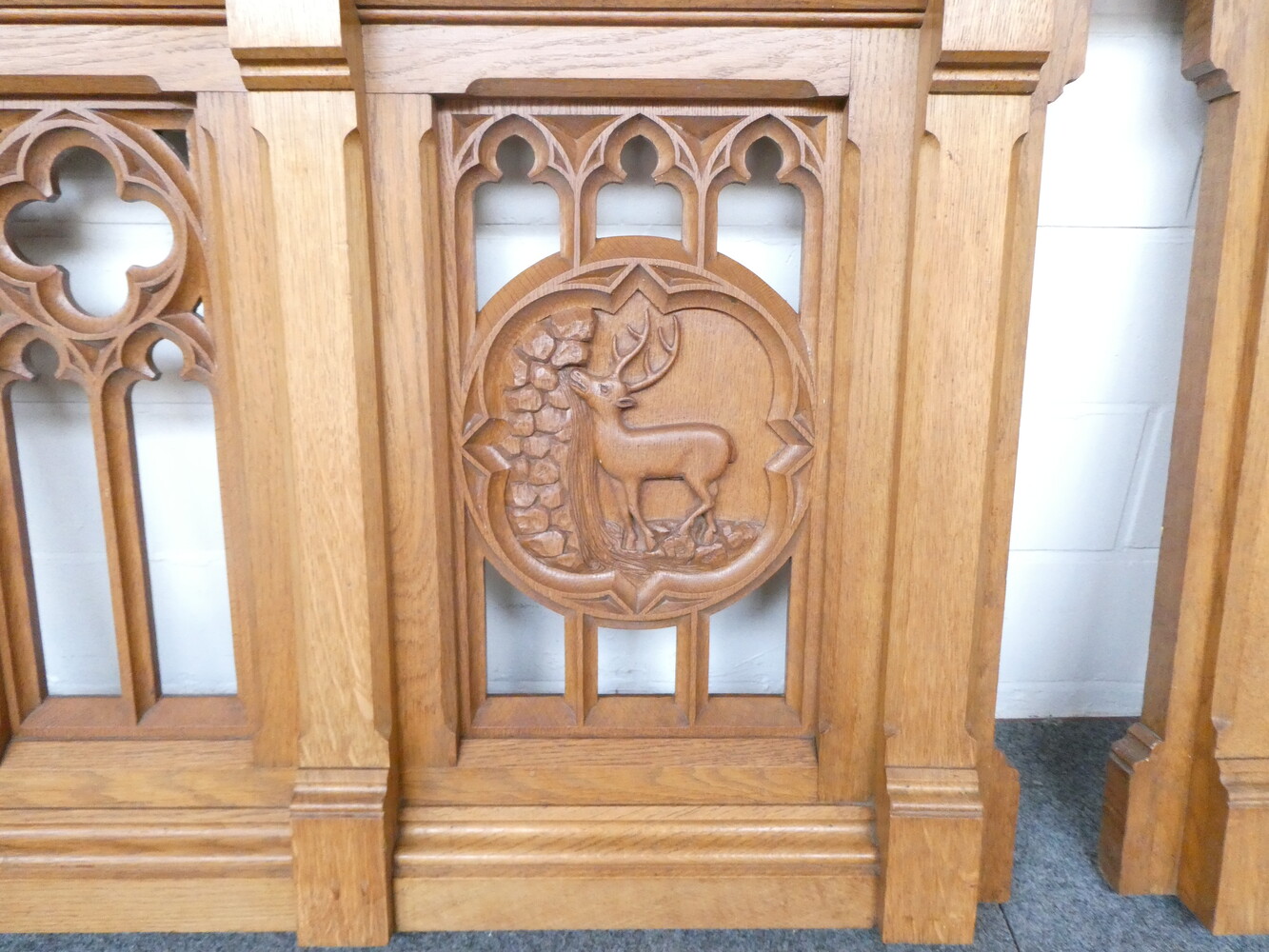 Pair Gothic - Style Communion Rails