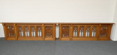 Pair Gothic - Style Communion Rails