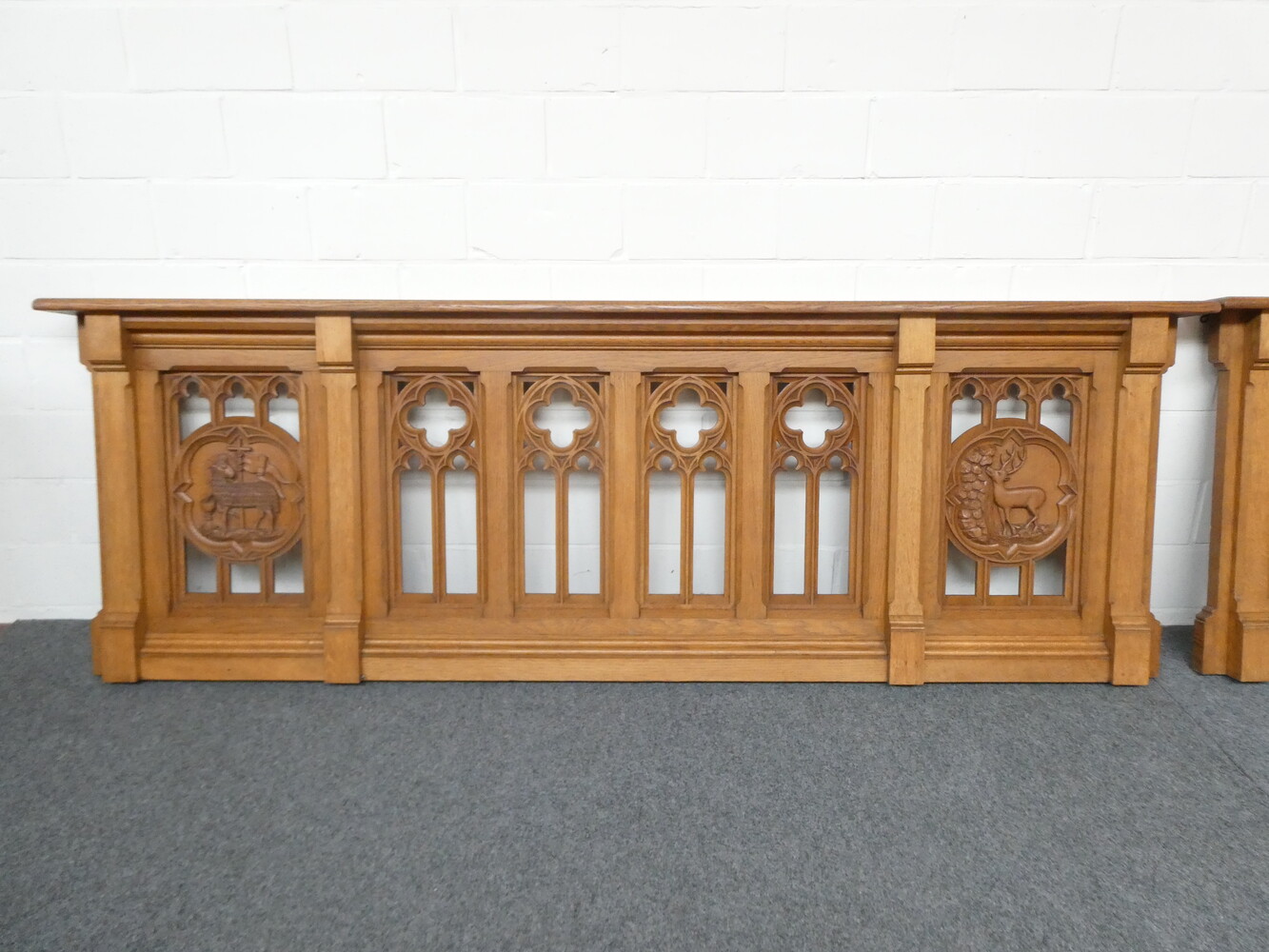 Pair Gothic - Style Communion Rails Expected !