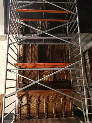 Dismantling Altars 01.2019 Belgium style Gothic - style en Oak wood, Belgium 19th century