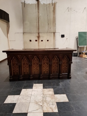 Dismantling Altars 01.2019 Belgium style Gothic - style en Oak wood, Belgium 19th century