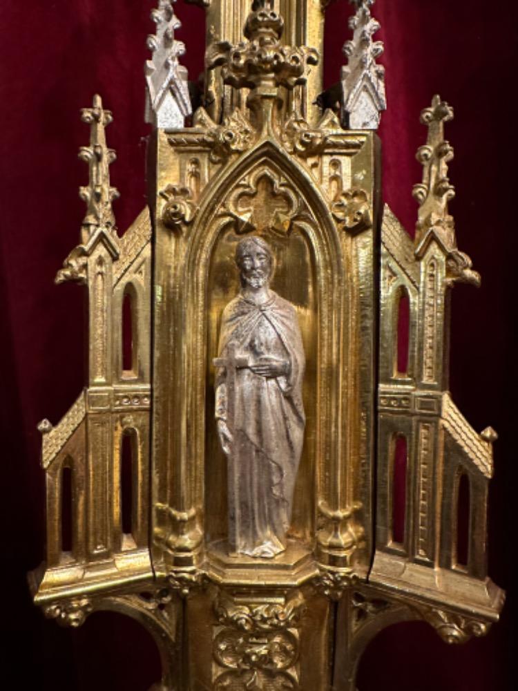 Pair Gothic - Style Exceptional Candle Holders 106 Cm High !