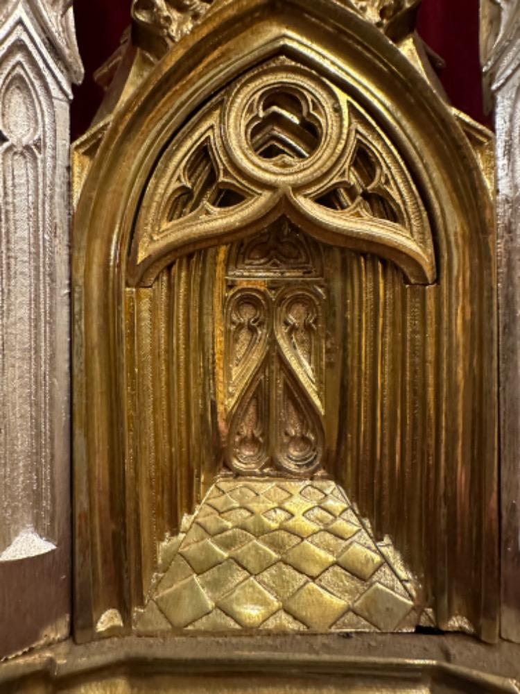 Pair Gothic - Style Exceptional Candle Holders 106 Cm High !