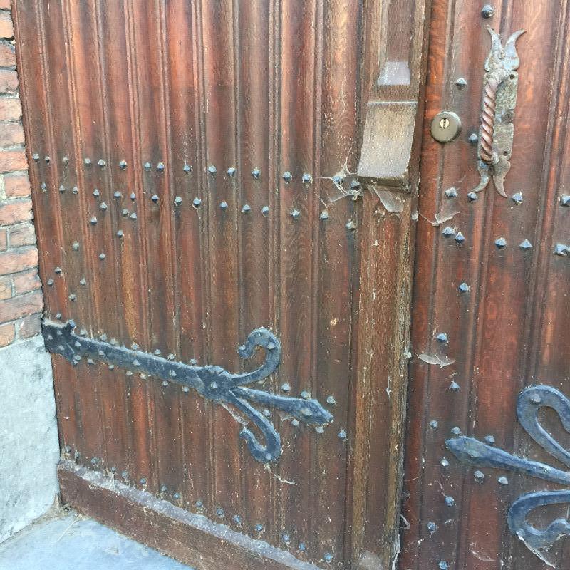 Pair Gothic - style Exceptional Church Doors.