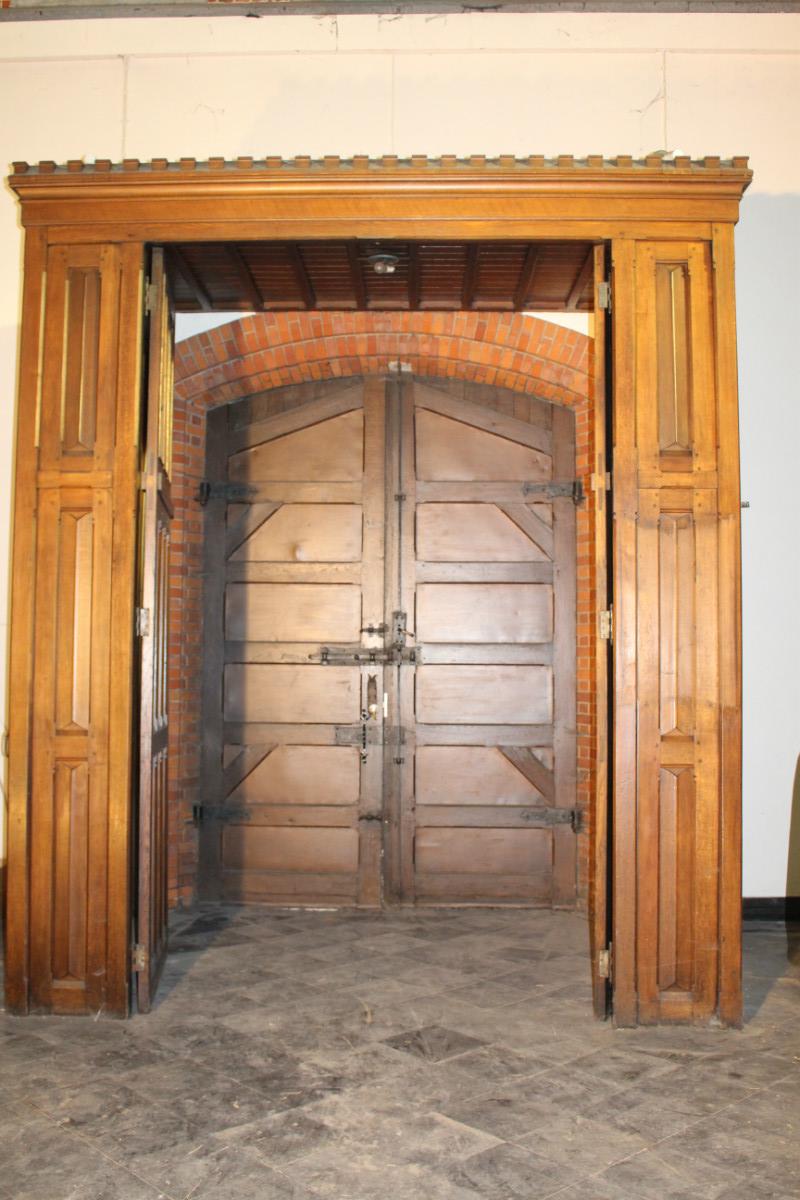 Pair Gothic - style Exceptional Church Doors.