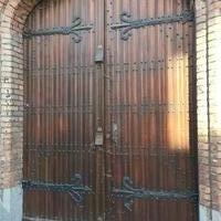 Exceptional Church Doors.  style Gothic - style en Oak wood, Belgium 19th century / 1905