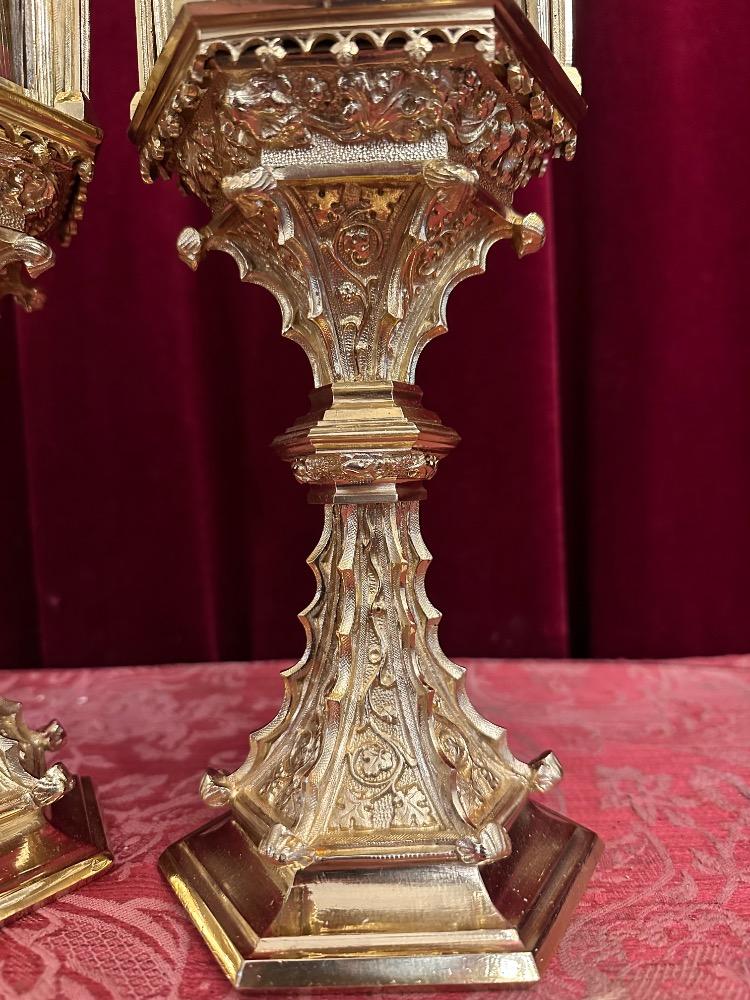 Pair Gothic - Style Exceptional Reliquaries