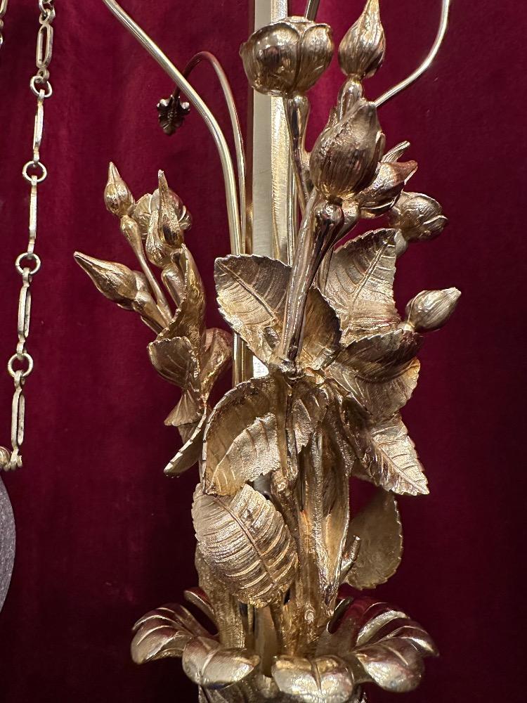 Pair Gothic - Style Exceptional Standing Sanctuary Lamps