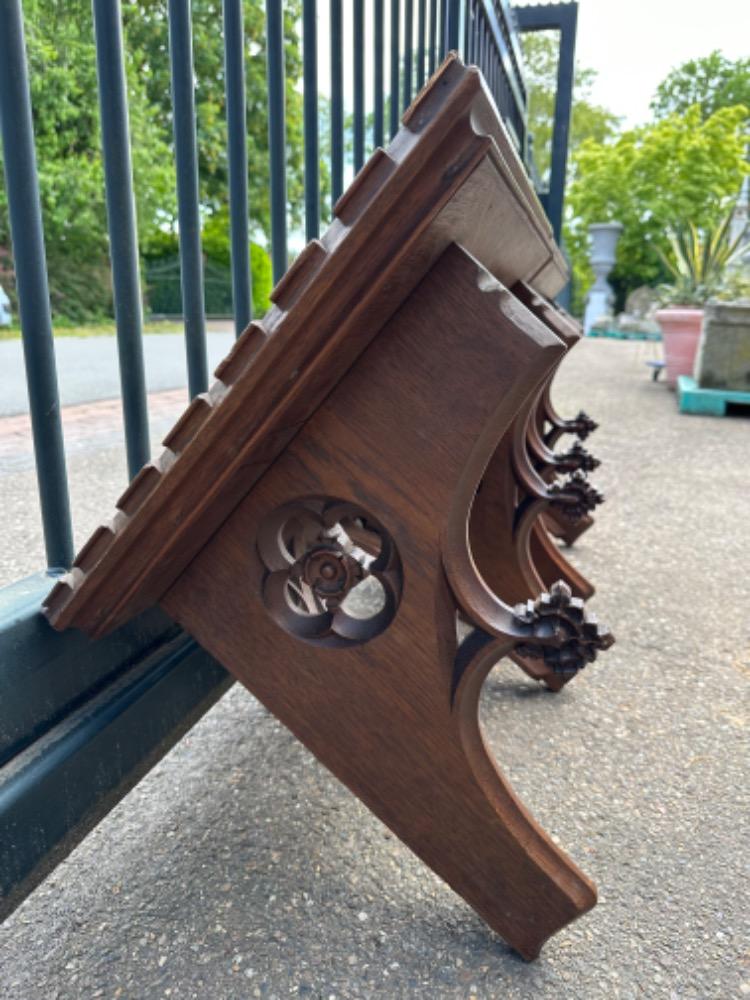 Pair Gothic - Style Hanging Pedestals
