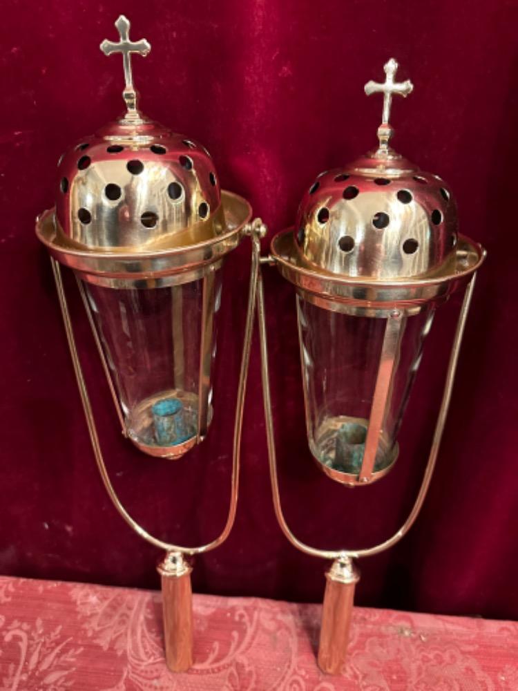 Pair Gothic - Style Lanterns