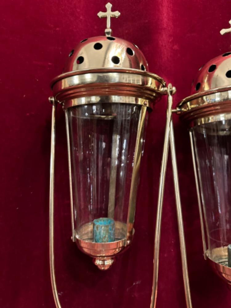 Pair Gothic - Style Lanterns