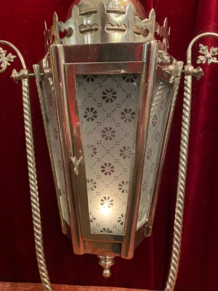 Pair Gothic - style Lanterns