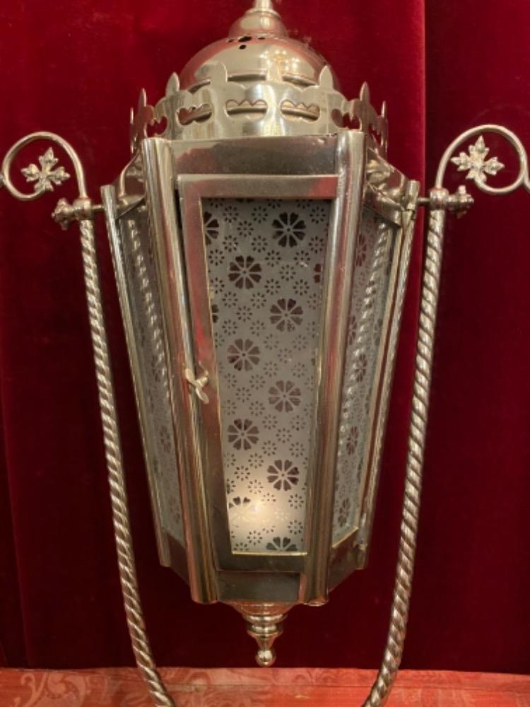 Pair Gothic - style Lanterns