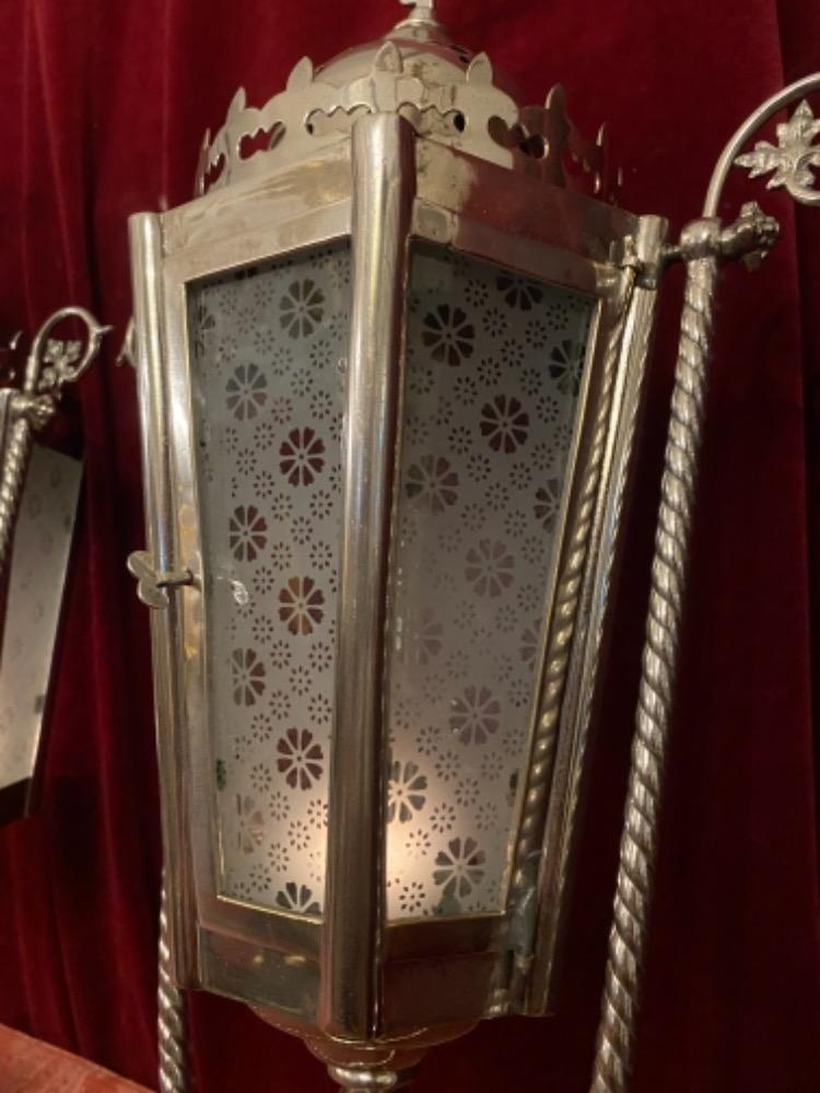 Pair Gothic - style Lanterns