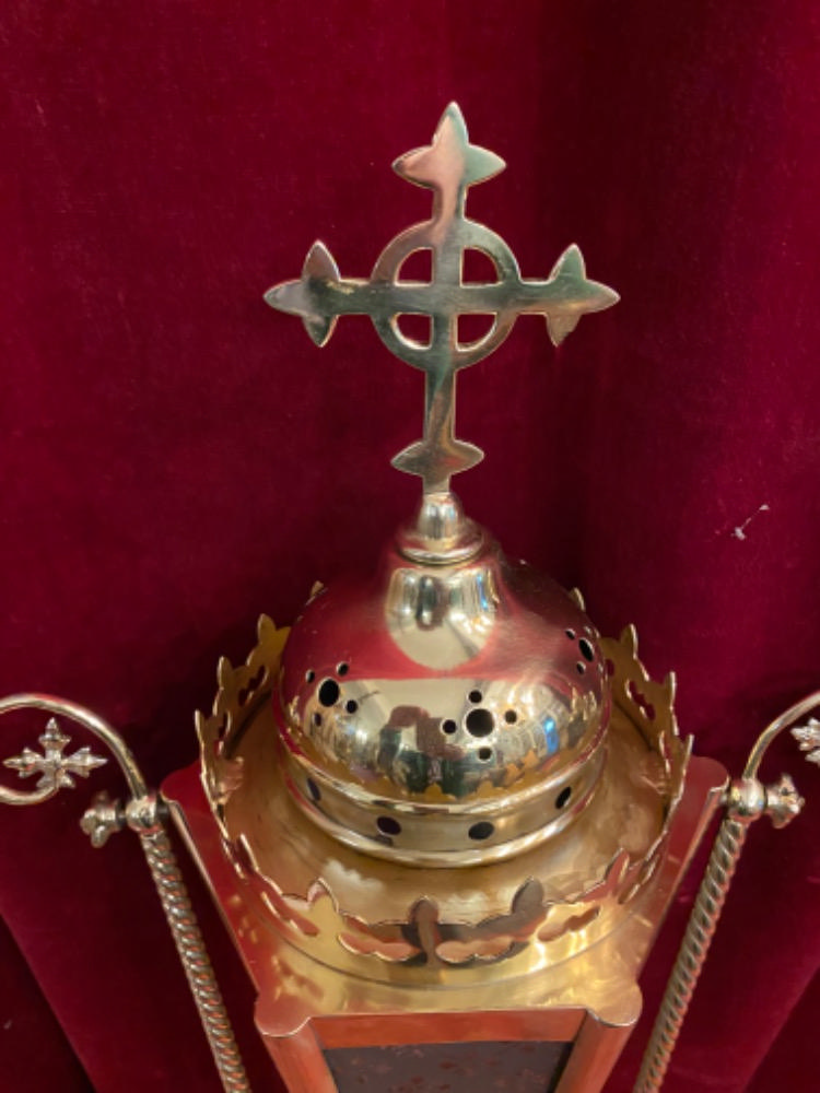 Pair Gothic - style Matching Lanterns