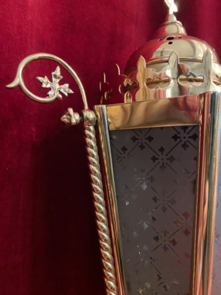 Pair Gothic - style Matching Lanterns