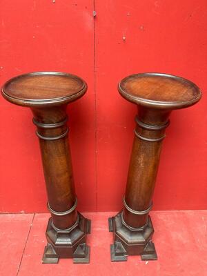 Pair Gothic - Style Matching Stands