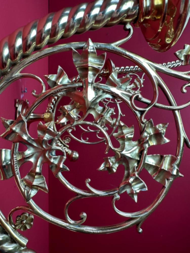 Pair Gothic - Style Matching Wall Candle Holders