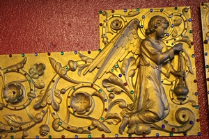 Relief Angels style Gothic - style en Bronze / Gilt, France 19th century