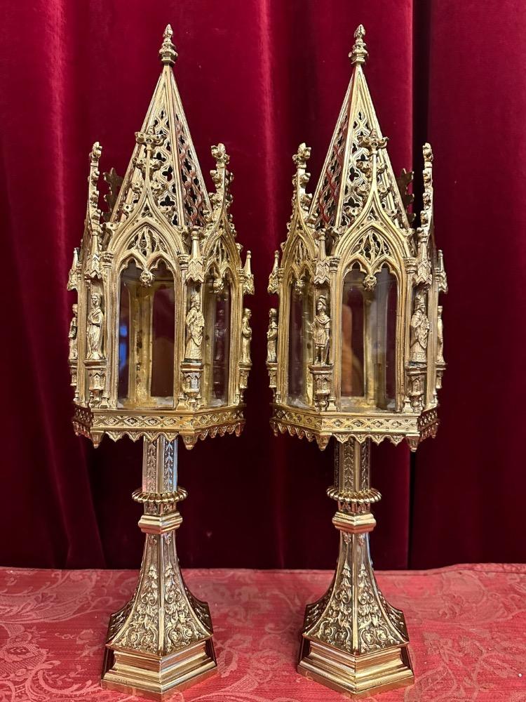 Pair Gothic - Style Reliquaries