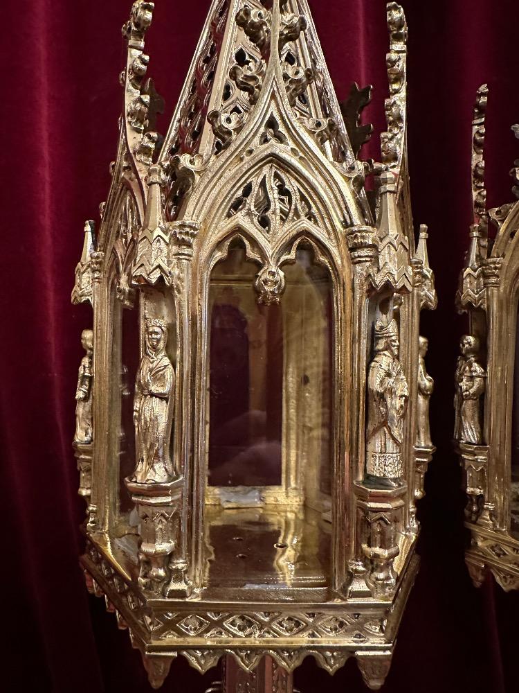 Pair Gothic - Style Reliquaries