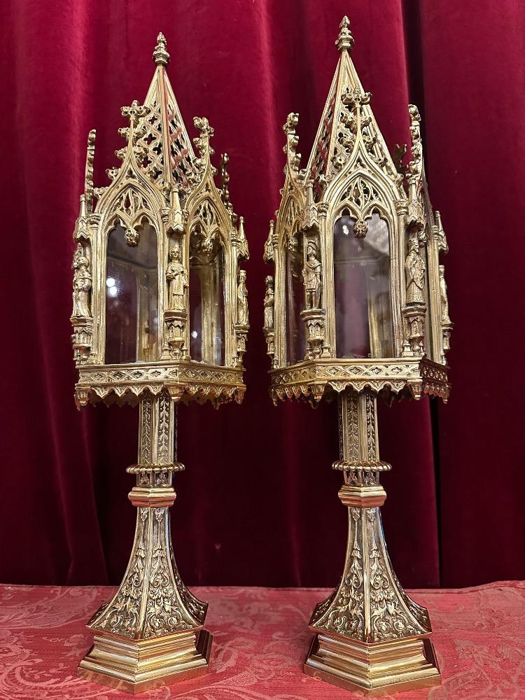 Pair Gothic - Style Reliquaries