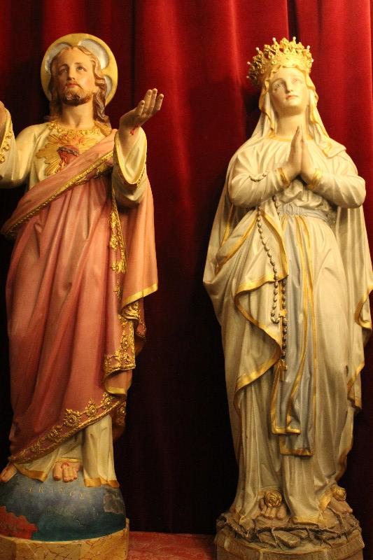 Pair  H.Heart Statue Available  & St. Mary Lourdes Has Been Sold !