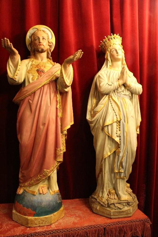 Pair  H.Heart Statue Available  & St. Mary Lourdes Has Been Sold !