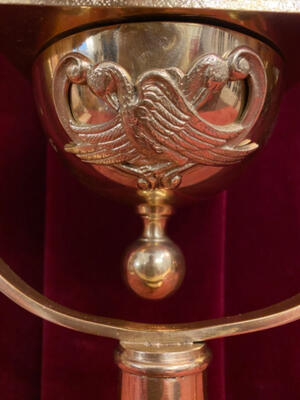 Lanterns en Brass / Bronze / Polished and Varnished / Glass, Belgium  19 th century