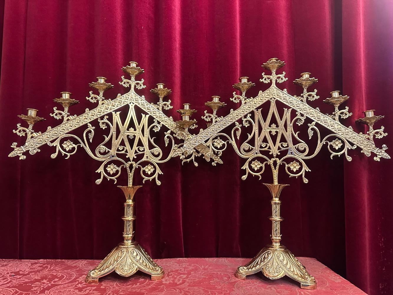 Pair  Matching Candle Holders