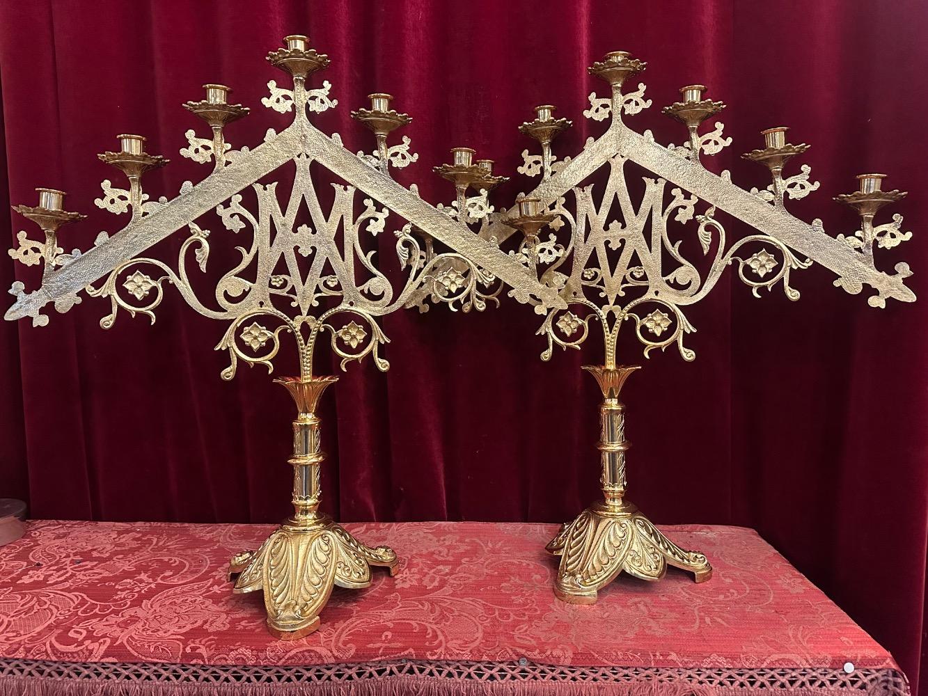 Pair  Matching Candle Holders