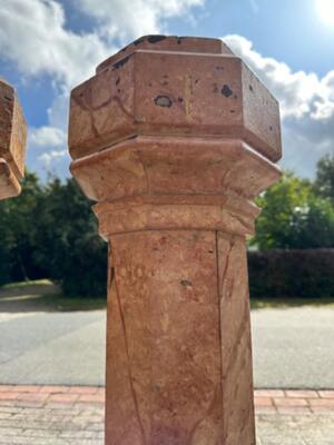 Matching Pedestals. en Wood , Belgium  19 th century