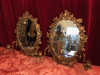 Mirrors en Bronze / Gilt, France 19th century