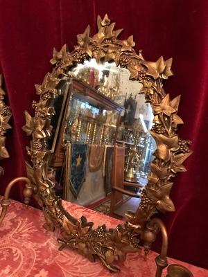 Mirrors en Bronze / Gilt, France 19th century