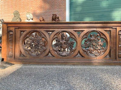 Communion Rail style NEO-CLASSICISTIC en Oak wood, France 19th century ( anno 1875 )