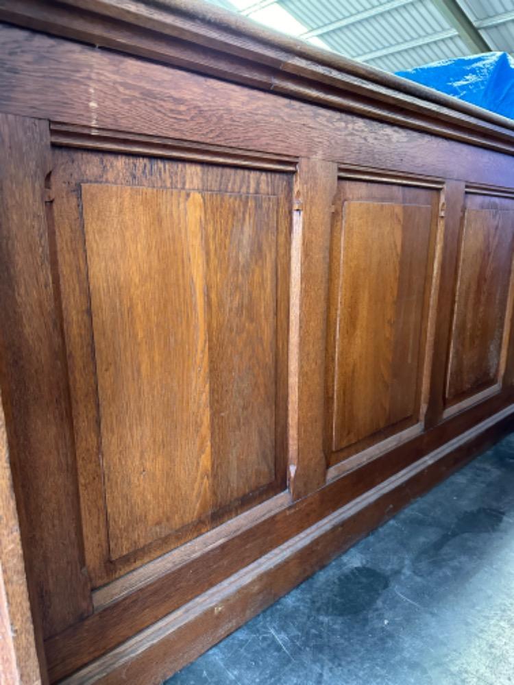 Pair Neo Classicistic Communion Rails / Kneelers / Front Parts