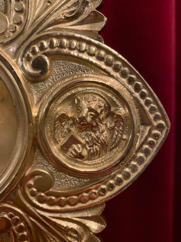 Pair Neo Classicistic Reliquary - Relic Holders