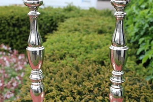 Candle Sticks Measures Without Pin style neo classisistical en Bronze, France 19th century