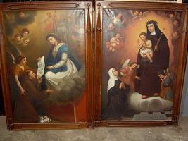 Religious Paintings Belgium 19th century