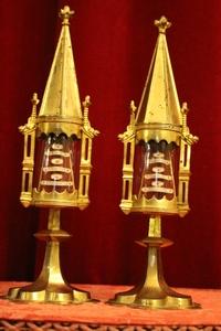 Reliquaries en Bronze / Gilt, France 19th century