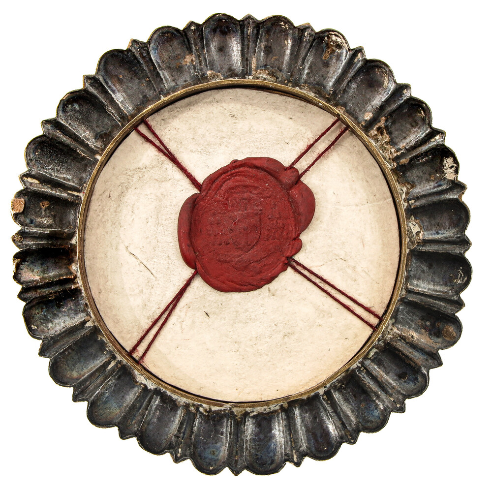 Pair  Reliquary - Relics  12 Apostles & Relic Of The True Cross / Ex Velo Bmv / Ex Pallio St. Joseph