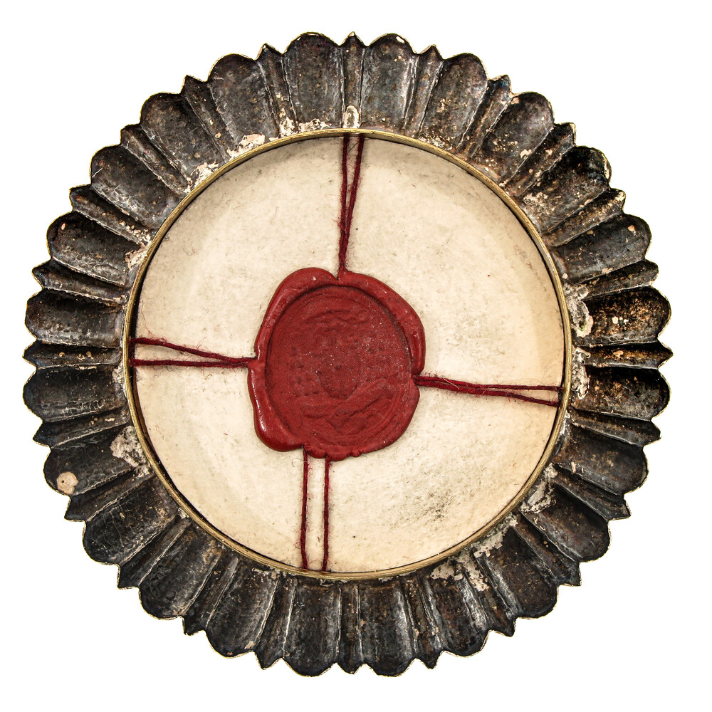 Pair  Reliquary - Relics  12 Apostles & Relic Of The True Cross / Ex Velo Bmv / Ex Pallio St. Joseph