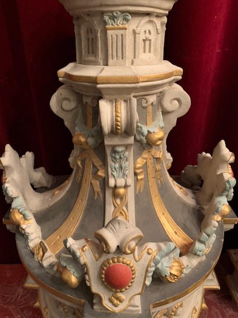 Pair Romanesque Baldachins