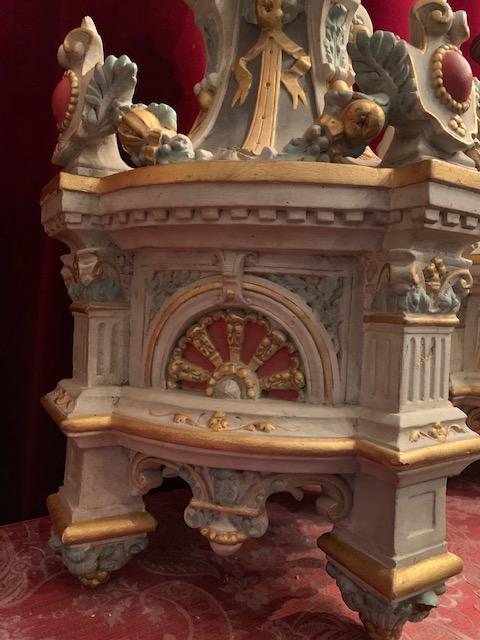 Pair Romanesque Baldachins