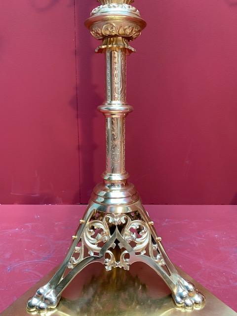 Pair  Romanesque Matching Chandeliers