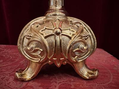 Pair Romanesque - Style Candle Holders