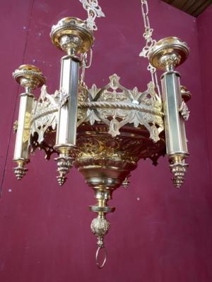 Sanctuary Lamps en Brass / Bronze / Polished and Varnished, France 19 th century ( Anno 1890 )